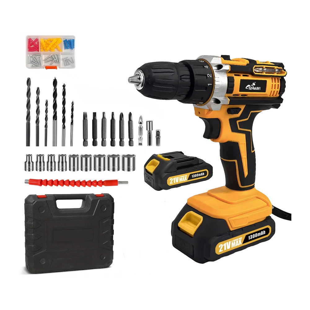 21V Cordless Impact Drill – 22 Nm